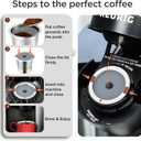 Noalto Reusable K Cups and Coffee Pods, Universal stainless steel k Cups for Keurig 2.0 and 1.0 Coffee Makers machine(2pack)