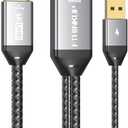 FThinkup HDMI to DisplayPort Cable 6.6FT, 4K@60Hz HDMI to Display Port Cable, Uni-Directional, Compatible with MacBook, Mac Mini, PS4/5, Xbox Series X/S, AMD, NVIDIA (Pack of 2)