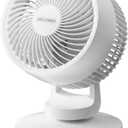 Desk-Fan for-Bedroom Small-Fan Voice - Controlled Air Circulator, 250 CFM 70ft Range, 4 Speeds, 8H Timer, 28dB Quiet, 11 Inch Space Saving Design