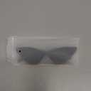livho Retro Vintage Narrow Cat Eye Sunglasses for Women Clout Goggles Plastic Frame (Black Grey)