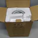 GiveBest Portable Electric Space Heater with Thermostat, 1500W/750W Safe and Quiet Ceramic Heater Fan, Heat Up 200 Square Feet for Office Room Desk Indoor Use, Silver