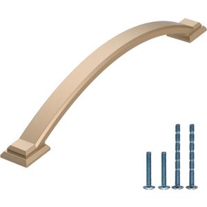 AOOTOCH 10 Pack Champagne Bronze Cabinet Pulls 4 Inch Cabinet Handles Kitchen Handles for Cabinets Kitchen Cabinet Hardware Champagne Drawer Pulls Kitchen Pulls