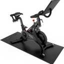 Powr Labs Bike Mat Compatible with Peloton, Treadmill, Exercise Equipment, Elliptical, Walking Pad, Indoor Bike Trainers, Home Gym Workout - Protects Hardwood Floors and Carpet