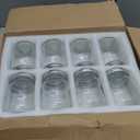 Accguan 16Pack 16oz Glass Mason Jars with Regular Airtight Lids, Clear Glass Jars Ideal for Canning, Pickling, Meal Prep, Jam, Honey, DIY Shower/Wedding Favors, Labels & Pen Included,Pint Canning Jars