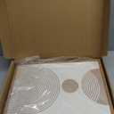 BINCUE Neutral Abstract Wall Art Boho Geometric Wall Decor Mid Century Modern Artwork for Living Room Bedroom Office 12" Lx16 W Set of 3