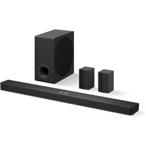 LG S90TR 7.1.3-Channel OLED evo TV Matching Home Theater Soundbar with Rear Surround Speakers and Wireless Subwoofer, Wow Orchestra, Dolby Atmos, WOWCAST Built-in (2024 Model)