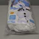 Longteng Olaf Costume Adult Inflatable Costume Men Fancy Dress Halloween Blow Up Suit Cosplay Party