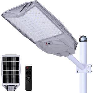 8000W Solar Street Light 6500K 800000LM – Auto On/Off Dusk to Dawn Solar Street Light, IP65 Waterproof, Motion Sensor for Outdoor Security, Suitable for Parking Lots, Backyards