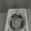 3 Tier Fruit Bowl for Kitchen Counter, White Sliver Ceramic Fruit Stand for Countertop, Home Fruit Rack with Holder, Vegetable Bowl Snacks Nuts Bread Candy Storage, Small & Cute (Sliver) (10.6"L x 7.5"W x 14.2"H, Silver)