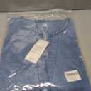 Denim Dress for Women 2026 Summer Casual Cowgirl Blue Jean Dress Tied Sleeves Button Down Shirt Dresses with Pockets