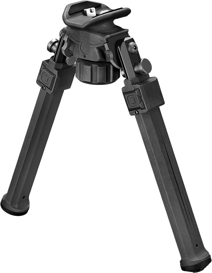 CVLIFE Bipod for Shooting and Hunting,Rifle Bipod Sling Mounting Bipod for Rifle Made of Lightweight High-Strength Polymer (7.5-10.6'', Black)