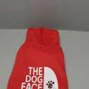 Paiaite Red Chihuahua Dog Hoodie: Keep Your Pup Warm and Stylish with a 'The Dog Face' Printed Sweatshirt, Pet Clothes, and Sweater Coat All in One - Perfect for Winter and Cool Summer Nights! Red XL