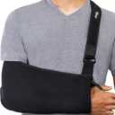 Arm Sling Sport  Comfortable, Adjustable Arm Support for Shoulder, Elbow, Rotator Cuff Recovery  Lightweight & Breathable (Adult)