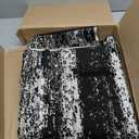 Garland Rug Jasper 3 ft. x 5 ft. Area Rug, Non Slip, Abstract Rug, Foldable, Stain Resistant Rugs for Living Room, Bedroom, Modern, Black/Earth Tone