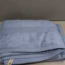 LANE LINEN 100% Cotton Bath Towels 6 Piece Set - Super Soft, Quick Dry & Absorbent - 2 Bath, 2 Washcloths, 2 Hand Towels for Bathroom - Hotel Quality, Minimal Lint after 3 Washes - Cerulean Blue