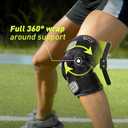 LETSHAKE Hinged Knee Brace for Men Women Adjustable Knee Support with Side Stabilizers for Knee Pain Relief, Meniscus Tear, Arthritis Pain and Support Plus Size ACL Knee Braces (Large)
