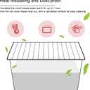 Bathtub Tray, Foldable Anti-dust Bathtub Cover Bath Insulation Cover, PVC Shutter Bath Lid Fit Most Tubs, Can Store Wine Glass, Books, Tablets, Cellphones (White, 150700.6CM)