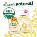 Little Bellies Organic Round-a-bouts Baby Snack, Sweetcorn, Pack of 18 (Pack of 18 x 0.42 oz Individual Packs) (EXP 09/15/26)