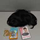 Short Black Cosplay Wig for Men with Side Bangs - Anime Cosplay Wigs for Mens Halloween Costume Party (Black)