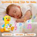 Tsomtto Baby Musical Light Up Duck Toy, Baby Toys 0-3-6-9-12 Months Dancing Crawling Tummy Time Toys, Newborn Infant Learning Toy Gifts for 0 3 4 5 6 7 8 Month Old Baby Boys Girls
