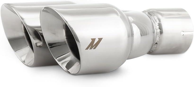 Mishimoto Dual Offset Exhaust Tips, 2.5" Inlet, 3" Outlet