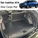 for 2019-2025 Cadillac XT4 Trunk Mat and Rear Backrest Mat Cargo Liners All Weather Anti-Slip