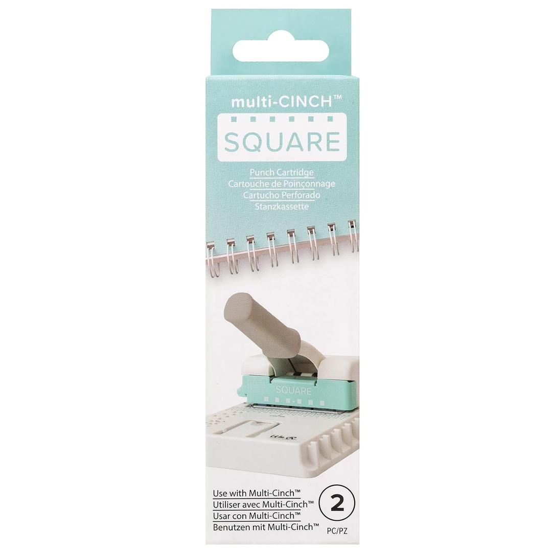We R Memory Keepers Multi Cinch (Square Punch) Art Crafts Sewing Scrapbooking Journaling Printmaking Paper Craft Office Home Card Stock DIY Card Making Sticker Machine Stamping Punches Papers