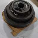 Fitvids Olympic Cast Iron 2-Inch Weight Plates Including 6FT Olympic Barbell Bar & Safely Locks, Barbell Set (85 Lbs Plates + 6 FT Barbell Bar), Multiple Packages