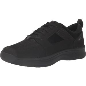 Nunn Bush Men's Mac Moccasin Toe Oxford Lightweight Comfortable Leather Walking Shoe Lace Up (7, Black)