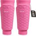 Soccer Shin Guards for Kids Youth Adults, Ski Shin Guards Sleeves for 2-18 Years Old Boys Girls Men, Calf Compression Sleeve with Honeycomb Pads, Espinilleras de Futbol para Hombres