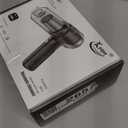 KMM Handheld Car Vacuum Cleaner, 10000PA Vacuum Cleaner & Air Duster, 120W High Power Vacuum Portable Cordless, Hand Held Vacuum Rechargeable with Multi-Nozzles & LED Light for Home, Car, Office (Black & Silver)