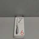 WELLSTAR Serrated Steak Knife Set of 6, Razor Sharp German Steel Blade 4.75 inch and Comfortable Stainless Steel Hollow Handle Durable Diner Table Knives Pack for Home Restaurant (Silver)