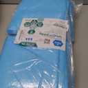 MED PRIDE Disposable Chux Pads 23in X 36in, Super Absorbent Bed Pads for Incontinence, Underpads for Adults, Kids, Pets (50 Count (Pack of 1) Blue/White)
