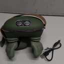 Shoulder and Neck Massager, Bionic Heated Massager, Neck Massager with Fingers, 4D Kneading Massage, Simulates a Real Palm Massage for Comfort, Relax Muscle Tension (Green)