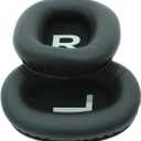 INF 1 Pair of Protein PU Leather Ear Cushions, Ear Pads for Headphones, for Mpow H12 with LR Sign, Easy to Distinguish Left and Right Position, Precise Fit, Black