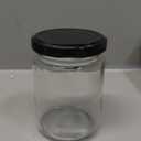 Restaurantware 8 oz Glass Jars 10 Pack Of Glass Containers With Lids Small Mason Jars For Food Reusable Hot And Cold Friendly Small Jars For Restaurants And Kitchens, Clear Storage Jars