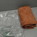 DEZENE Pack of 2 Burnt Orange Fall Decorative Throw Pillow Covers 20x20 Cozy Soft Chenille Boho Accent Vintage Farmhouse Square Couch Pillow Covers for Home Decor Bed Sofa Living Room