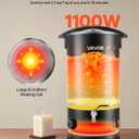 VEVOR 30 Lbs Wax Melter for Candle Making, Fast and Even Heating, with Easy Pour Spout and Temperature Control, Hourglass Base for Non-Stick Smooth Flow, Wax Melting Pot for Making Candles Soaps