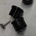2 Sets Patio Umbrella Base Hole Ring Plug Cover Stand Replacement Parts Black Base Insert Pole Fastening Cap for Old Heavy Umbrella Base