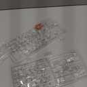 dagaladoo Clear keycaps Set,Translucent Keyboard keycaps,Jelly Key caps | Shine Through keycap,Side Print,Transparent MDA Profile Custom keycaps for Mx Switches Mechanical Keyboard(115-keys,White)