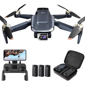 2650 ft Long Range Super Enduring Brushless Motor Drone with 84 Mins Super Long Flight Time, Drone with 4K HD Camera for Beginners, CHUBORY A77 WiFi FPV Quadcopter, Follow Me, Auto Hover, 3 Batteries