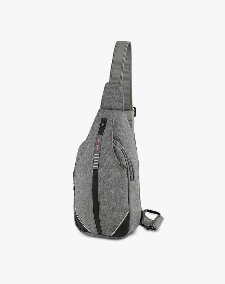 WATERFLY Small Crossbody Sling Backpack Anti Theft Backpack for Traveling Chest Shoulder Bag