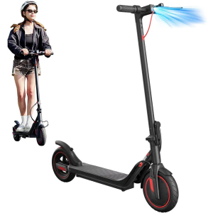 iScooter Electric Scooter for Adults, Foldable E-Scooter for Commuting Global Recycled Standard, Black