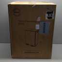 GarveeHome 2 x 8 gal Stainless Steel Double Trash Can with Lid for Kitchen, Large Dual Trash and Recycle Bin Combo, Step-on Kitchen Metal Garbage Cans, PP Inner Buckets, Liner Rim, Silver