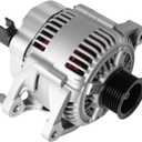 13824 Alternator 135Amp 12V Compatible with Dakota Durango Ram 1500 Ram 2500 Ram 3500 1999-2001 OE 13824N, RL104763AA, 05104763AA, 56027913AB