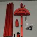 Table Saw Miter Gauge Works w/Table Saws, Band Saw and Router Table (Red)