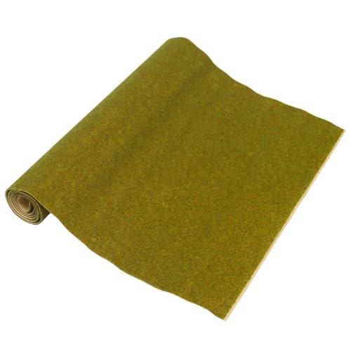 Wuyituart 1.1 Yard Artificial Grass Mat Fake Yellow Green Turf Roll for Landscape Decor 16x39