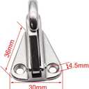 2 x NRC&XRC Spring Snap Attach Rope Hook,SS 316 Fender Spring Fending Marine Clothes Boat Hardware (2)