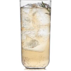 Libbey Polaris Tumbler Glasses, Axis, 17.75-ounce, Set of 8