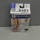 Truform 20-30 mmHg Compression Stockings for Men and Women, Thigh High Length, Dot Top, Closed Toe, Brown, 2X-Large